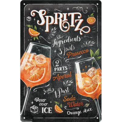 Aperol Spritz Drink Szyld Tablica 20x30 Blacha Plakat
